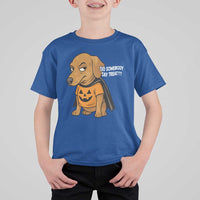 Halloween Dachshund Dog T Shirt For Kid Did Somebody Say Treat Meme - Wonder Print Shop