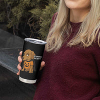 Halloween Dachshund Dog Tumbler Cup Did Somebody Say Treat Meme