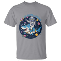 Funny Space Cat Wants Astronaut T Shirt Sharks Sci fi Fan Universe - Wonder Print Shop