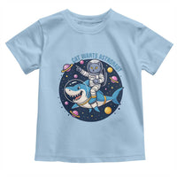 Funny Space Cat Wants Astronaut Toddler T Shirt Sharks Sci fi Fan Universe - Wonder Print Shop