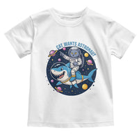 Funny Space Cat Wants Astronaut Toddler T Shirt Sharks Sci fi Fan Universe - Wonder Print Shop