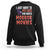 Funny Just Want To Pet Cats And Watch Horror Movies Sweatshirt - Wonder Print Shop