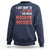 Funny Just Want To Pet Cats And Watch Horror Movies Sweatshirt - Wonder Print Shop