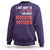 Funny Just Want To Pet Cats And Watch Horror Movies Sweatshirt - Wonder Print Shop