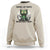 Funny Zombie Cat Wants Brains Right Meow Sweatshirt Halloween Zombie Kitten - Wonder Print Shop