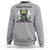 Funny Zombie Cat Wants Brains Right Meow Sweatshirt Halloween Zombie Kitten - Wonder Print Shop