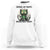 Funny Zombie Cat Wants Brains Right Meow Sweatshirt Halloween Zombie Kitten - Wonder Print Shop