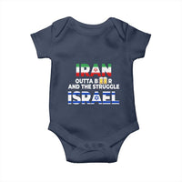 Funny Geopolitical Satire Iran Outta Beer Israel Struggle Baby Onesie