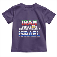 Funny Geopolitical Satire Iran Outta Beer Israel Struggle Toddler T Shirt