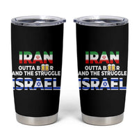 Funny Geopolitical Satire Iran Outta Beer Israel Struggle Tumbler Cup