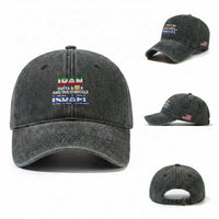 Funny Geopolitical Satire Iran Outta Beer Israel Struggle Washed Cotton Baseball Cap