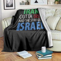 Iran And Israel Political Satire Throw Blanket The Great Beer Struggle