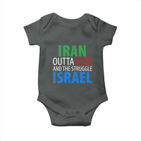Iran And Israel Political Satire Baby Onesie The Great Beer Struggle