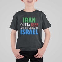 Iran And Israel Political Satire T Shirt For Kid The Great Beer Struggle
