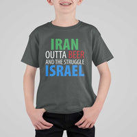 Iran And Israel Political Satire T Shirt For Kid The Great Beer Struggle