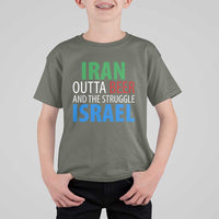 Iran And Israel Political Satire T Shirt For Kid The Great Beer Struggle