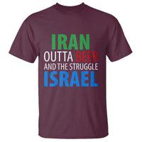 Iran And Israel Political Satire T Shirt The Great Beer Struggle
