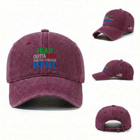 Iran And Israel Political Satire Washed Cotton Baseball Cap The Great Beer Struggle