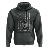 Rattlesnake Surveillance Camera US Flag Camo Graphic Hoodie Dont Flock Me