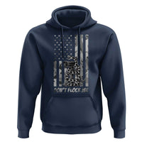 Rattlesnake Surveillance Camera US Flag Camo Graphic Hoodie Dont Flock Me