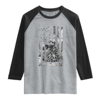 Rattlesnake Surveillance Camera US Flag Camo Graphic Raglan Shirt Dont Flock Me