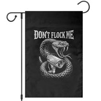 Anti Surveillance Camera Rattlesnake Garden Flag Dont Flock Me
