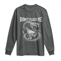 Anti Surveillance Camera Rattlesnake Long Sleeve Shirt Dont Flock Me