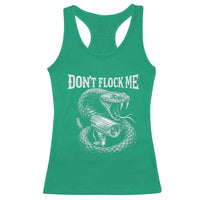Anti Surveillance Camera Rattlesnake Racerback Tank Top Dont Flock Me
