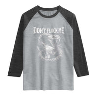 Anti Surveillance Camera Rattlesnake Raglan Shirt Dont Flock Me