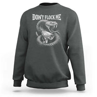 Anti Surveillance Camera Rattlesnake Sweatshirt Dont Flock Me