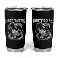 Anti Surveillance Camera Rattlesnake Tumbler Cup Dont Flock Me