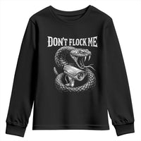 Anti Surveillance Camera Rattlesnake Youth Sweatshirt Dont Flock Me