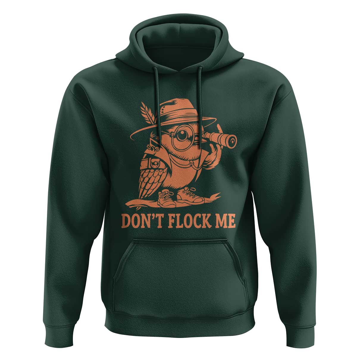 Funny Bird Watching Detective Birdwatcher Hoodie Dont Flock Me