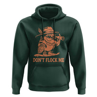 Funny Bird Watching Detective Birdwatcher Hoodie Dont Flock Me