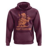 Funny Bird Watching Detective Birdwatcher Hoodie Dont Flock Me