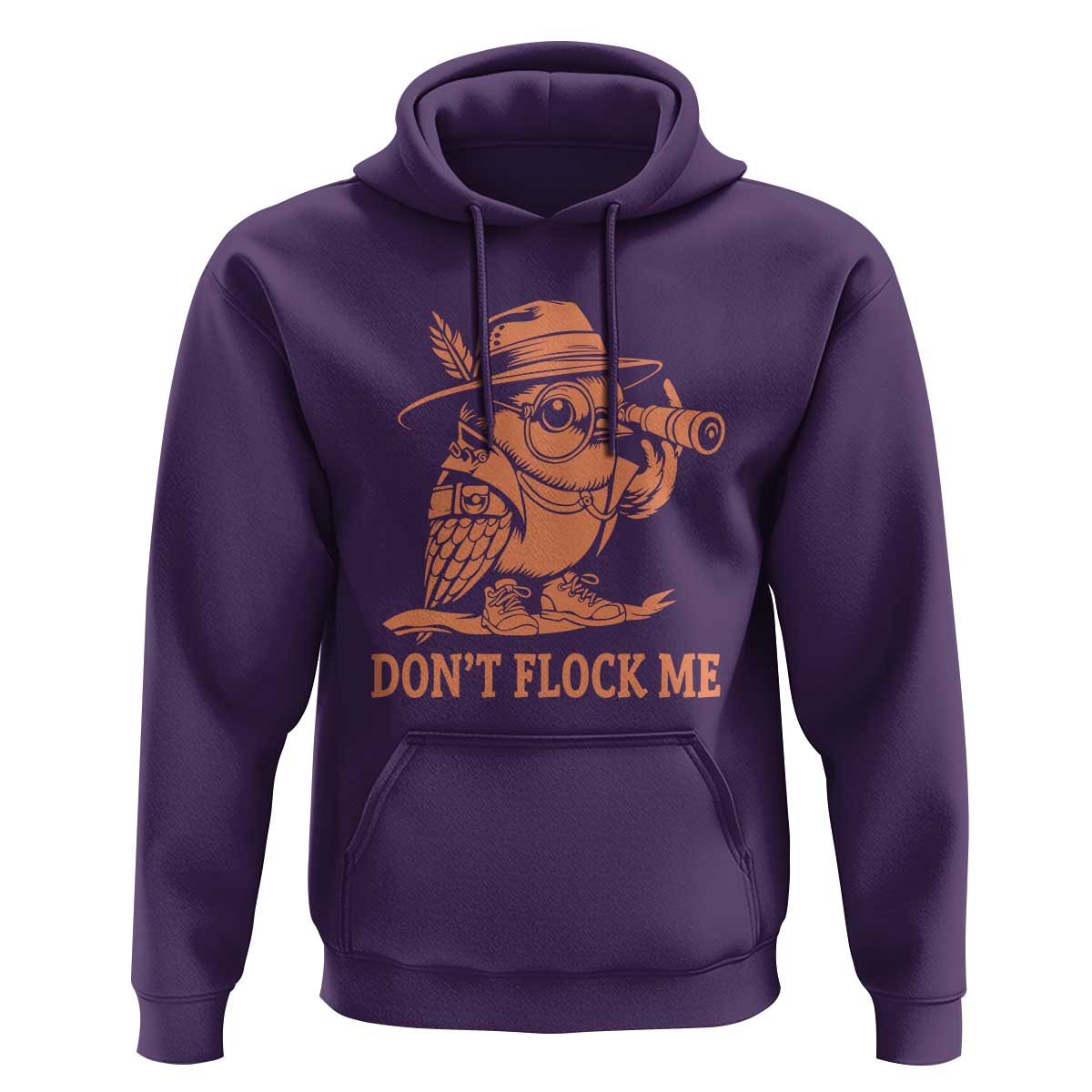 Funny Bird Watching Detective Birdwatcher Hoodie Dont Flock Me