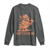 Funny Bird Watching Detective Birdwatcher Long Sleeve Shirt Dont Flock Me