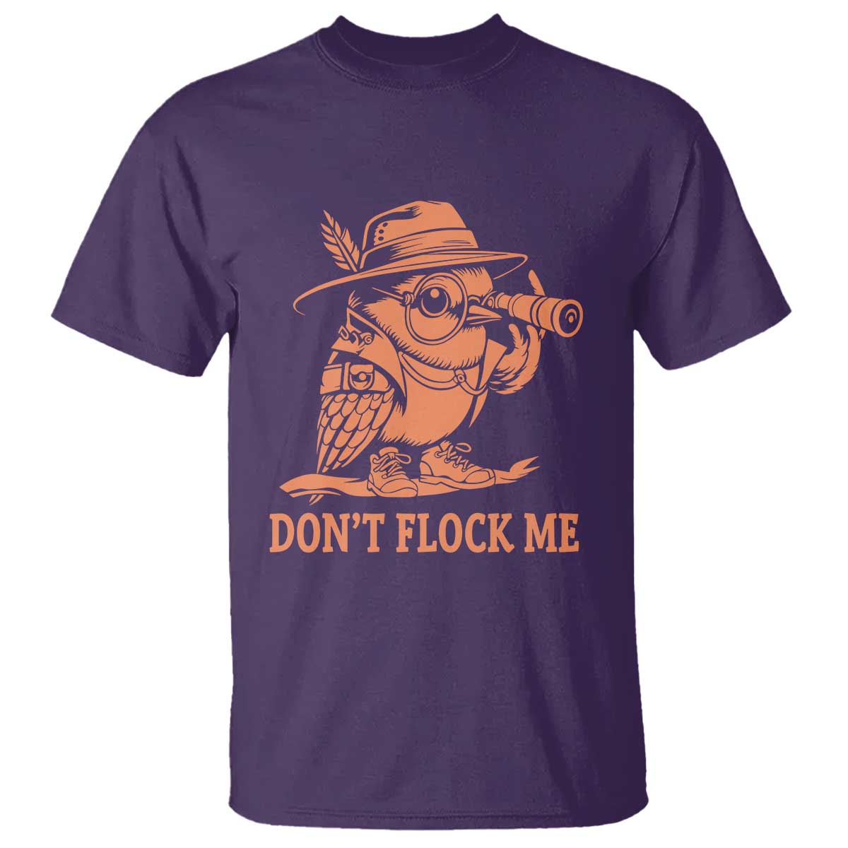 Funny Bird Watching Detective Birdwatcher T Shirt Dont Flock Me