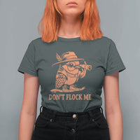 Funny Bird Watching Detective Birdwatcher T Shirt For Women Dont Flock Me