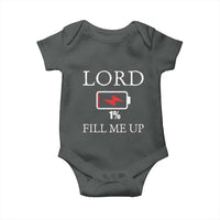 Lord Fill Me Up Faith Christian Jesus Baby Onesie Funny Spiritual Fuel