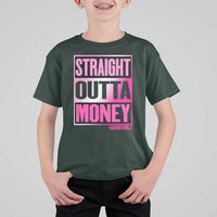 Funny Girl Dad Life T Shirt For Kid Broke Dad Out Of Money