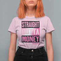 Funny Girl Dad Life T Shirt For Women Broke Dad Out Of Money