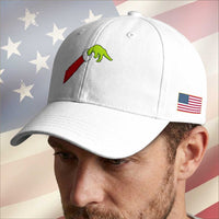 Funny Green Hand Basketball Pointing Meme Baseball Cap Christmas Holiday Gift