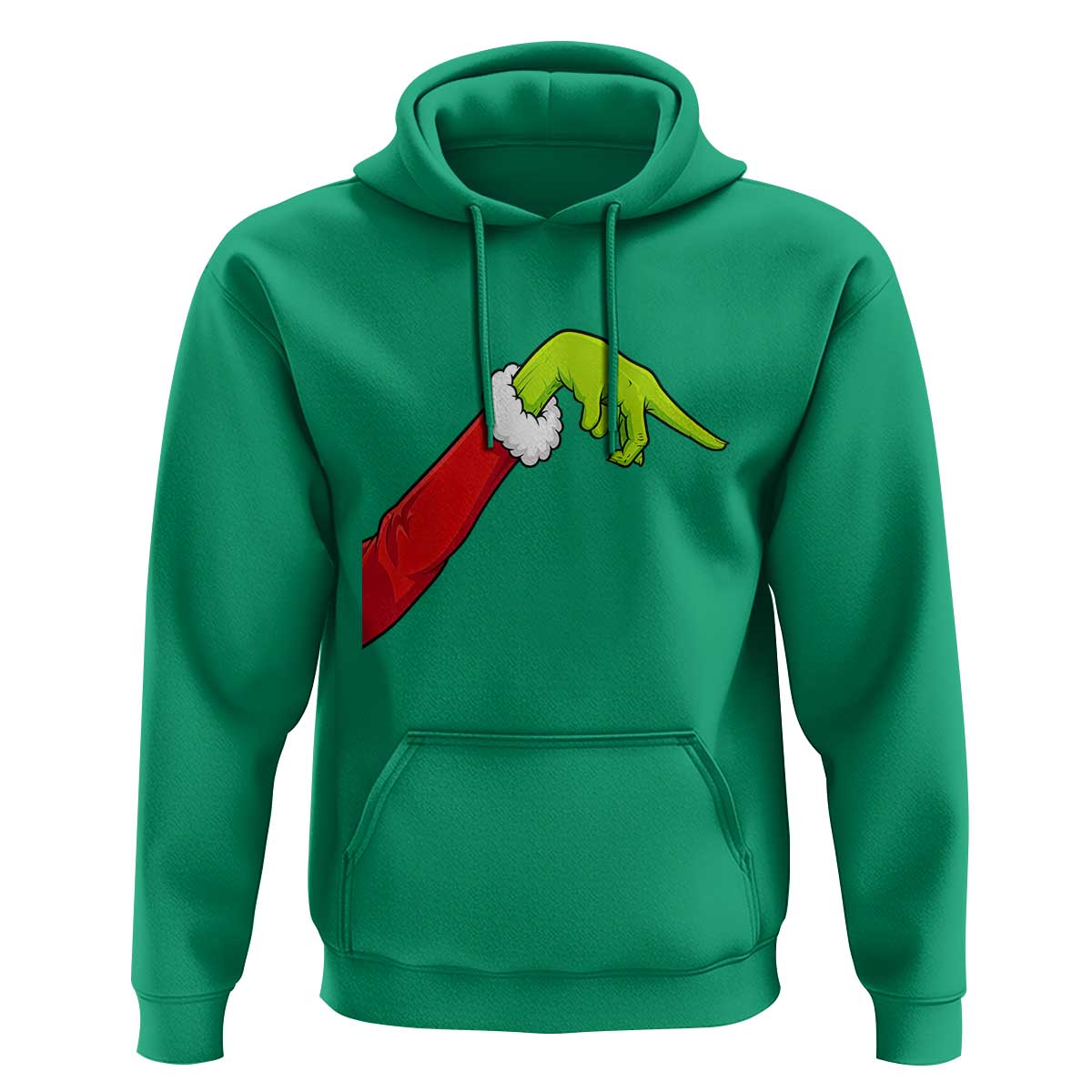 Funny Green Hand Basketball Pointing Meme Hoodie Christmas Holiday Gift