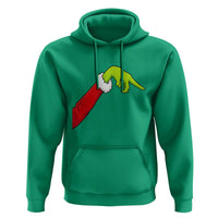 Funny Green Hand Basketball Pointing Meme Hoodie Christmas Holiday Gift