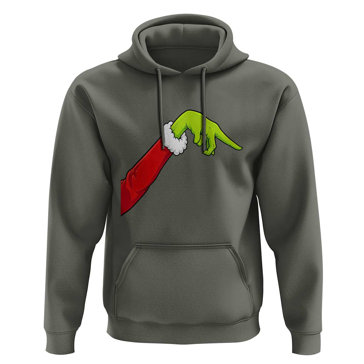 Funny Green Hand Basketball Pointing Meme Hoodie Christmas Holiday Gift