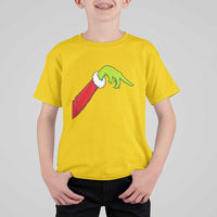 Funny Green Hand Basketball Pointing Meme T Shirt For Kid Christmas Holiday Gift