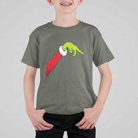 Funny Green Hand Basketball Pointing Meme T Shirt For Kid Christmas Holiday Gift