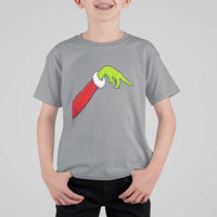 Funny Green Hand Basketball Pointing Meme T Shirt For Kid Christmas Holiday Gift