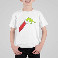 Funny Green Hand Basketball Pointing Meme T Shirt For Kid Christmas Holiday Gift